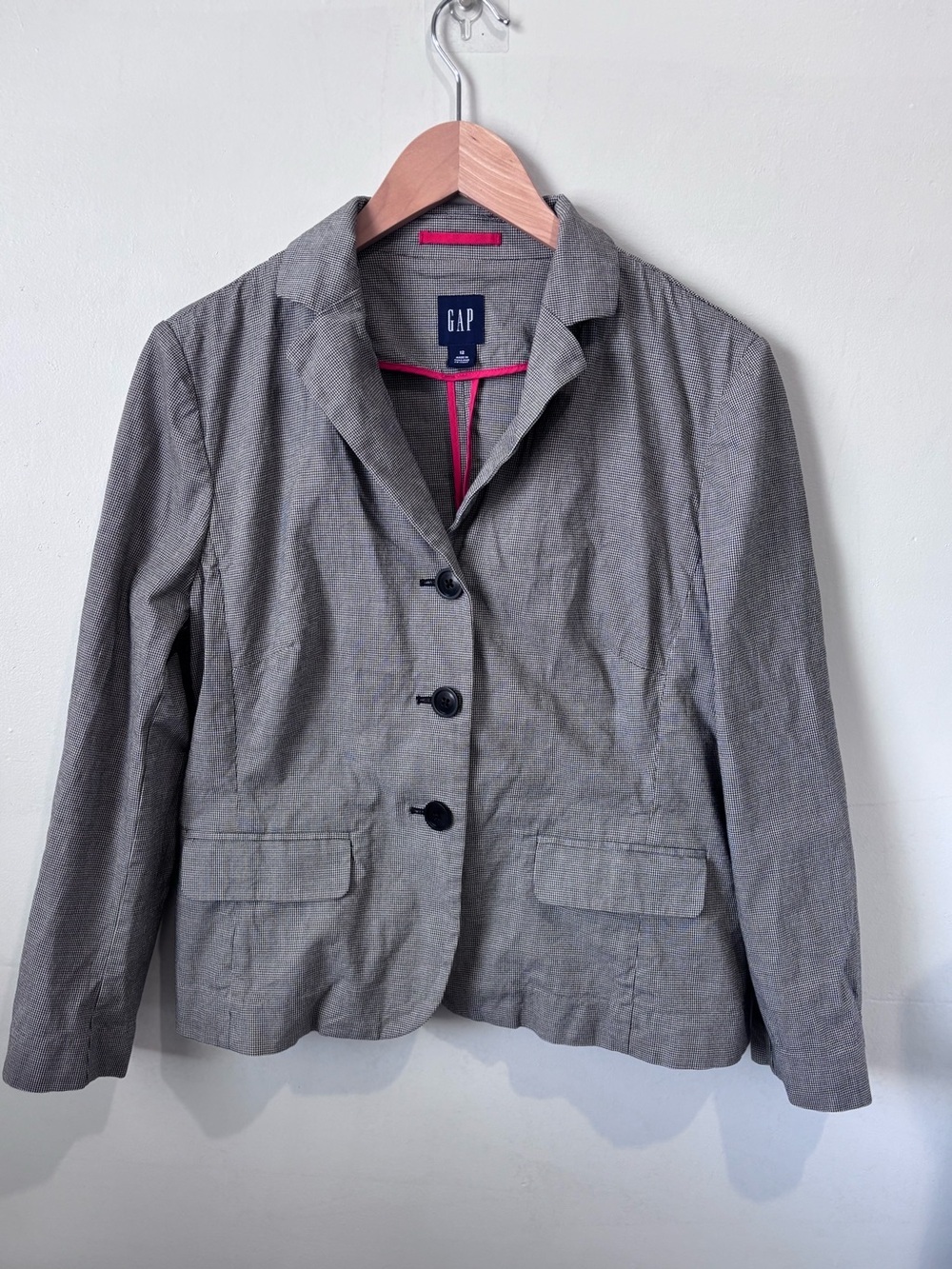 Gap Tailored Stretch Cotton Blazer | Size 12